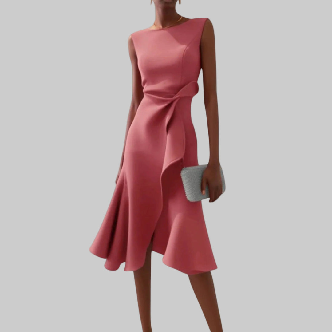 Juliette | Vestido Midi Drapeado