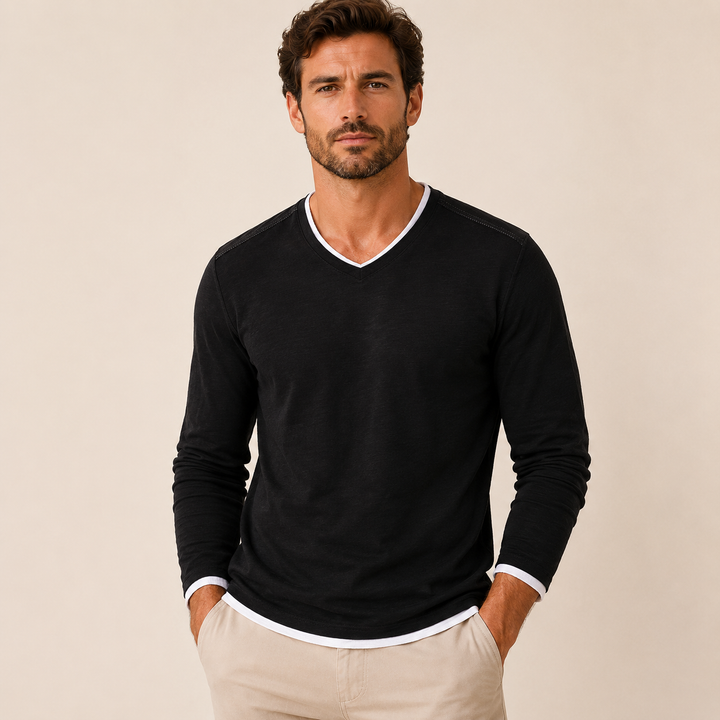 Natan | Camiseta de Manga Larga de Algodón