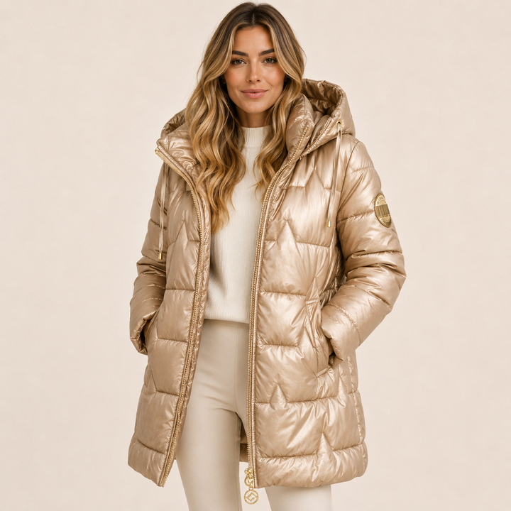 Astrid | Elegante Abrigo Acolchado de Invierno