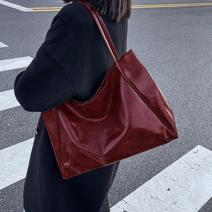 Amara | Bolso de mano de cuero retro