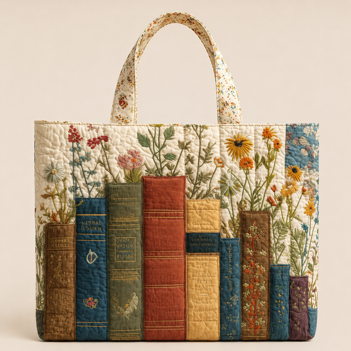 Libros y Flores | Bolso Artesanal