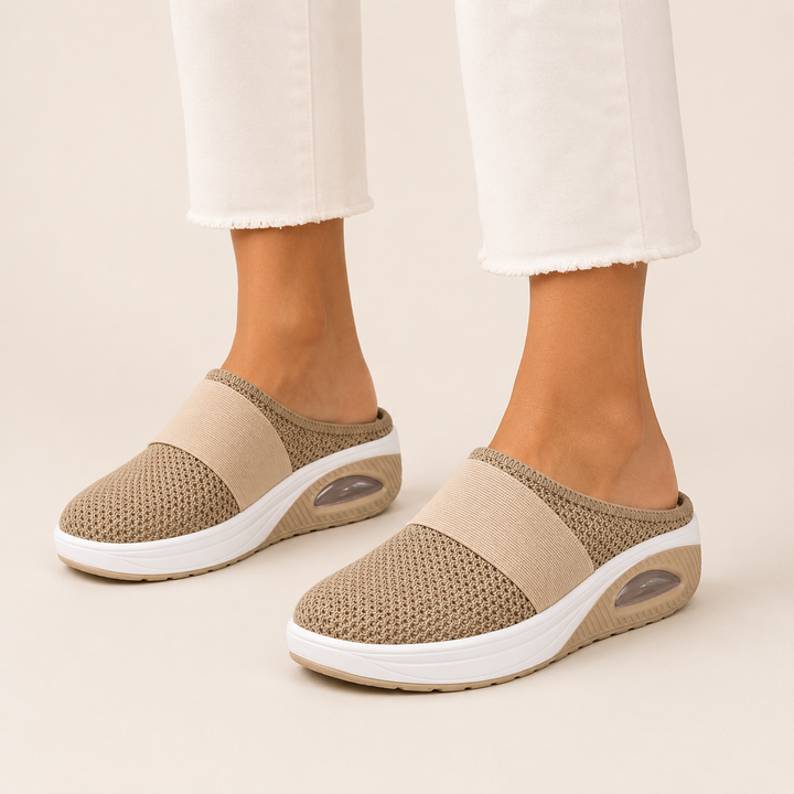 Ella | Zueco ortopédico transpirable sin cordones
