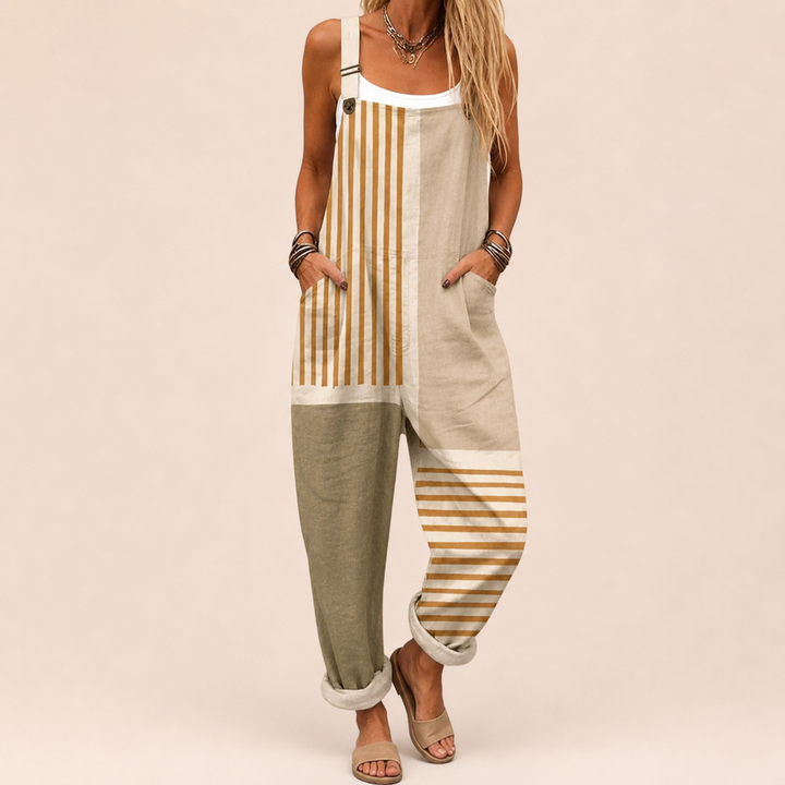 LS | Peto de jardinería estampado