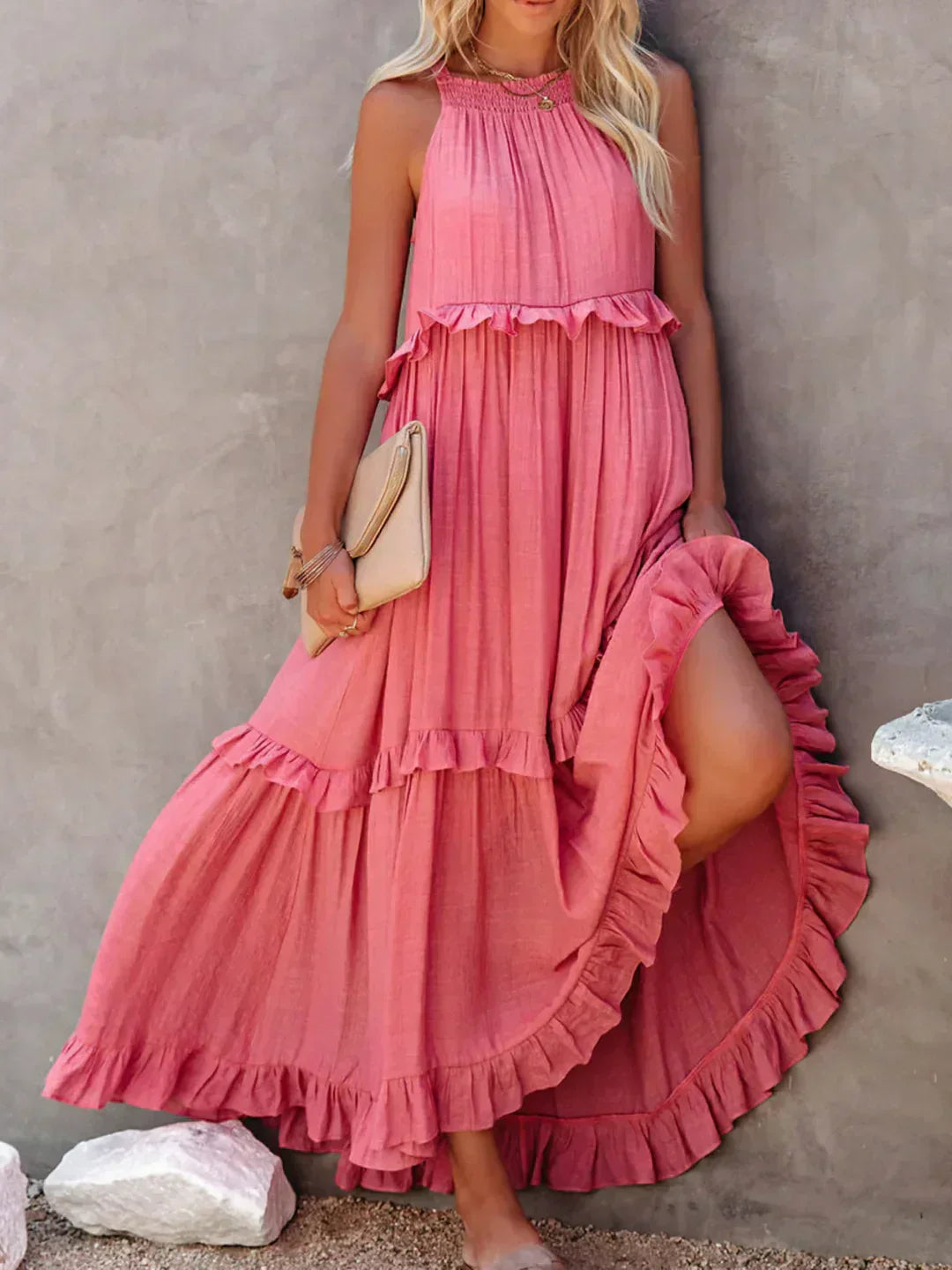 Aneta | Vestido elegante sin mangas