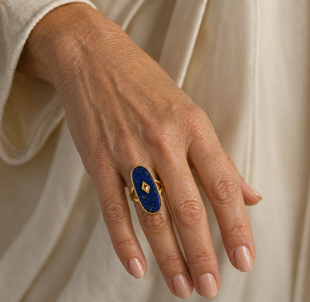 Anillo Amuleto | Lapislázuli