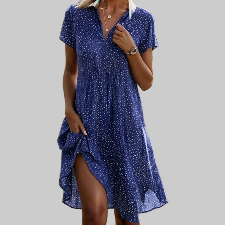Esperanza | Vestido Bohemio Vintage con Estampado Floral