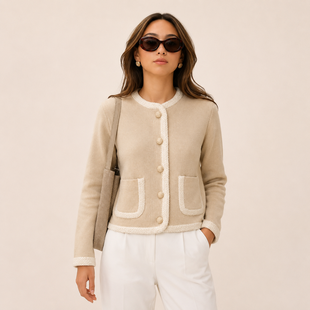 Sezane | Cárdigan Clásico con Bolsillos