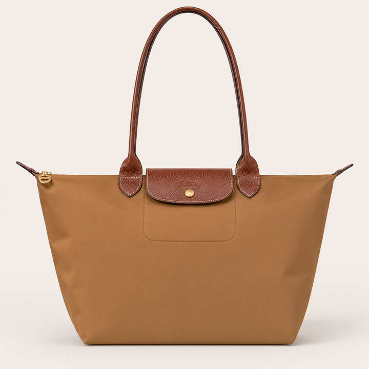 Marrón rojizo | Bolso shopper grande