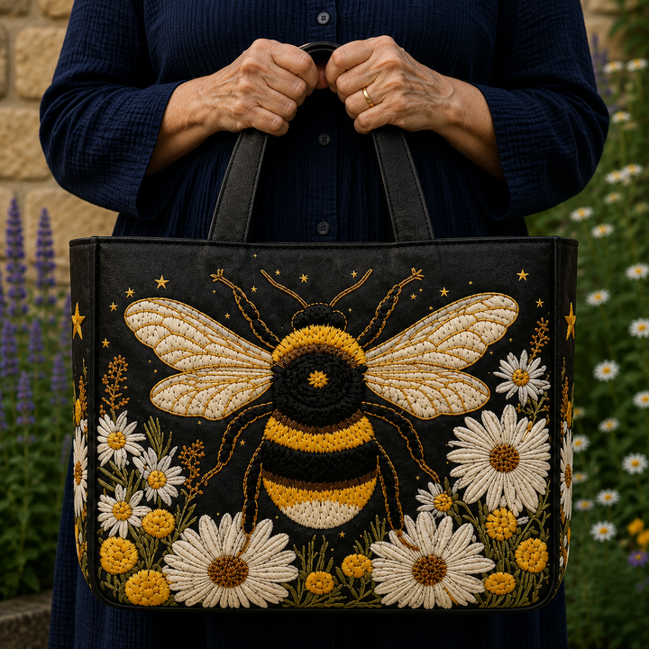 La Abejita y las Siete Flores | Bolso Artesanal