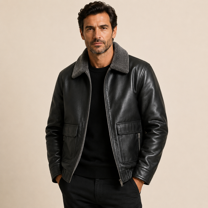 Prestige | Chaqueta de Cuero para Hombre