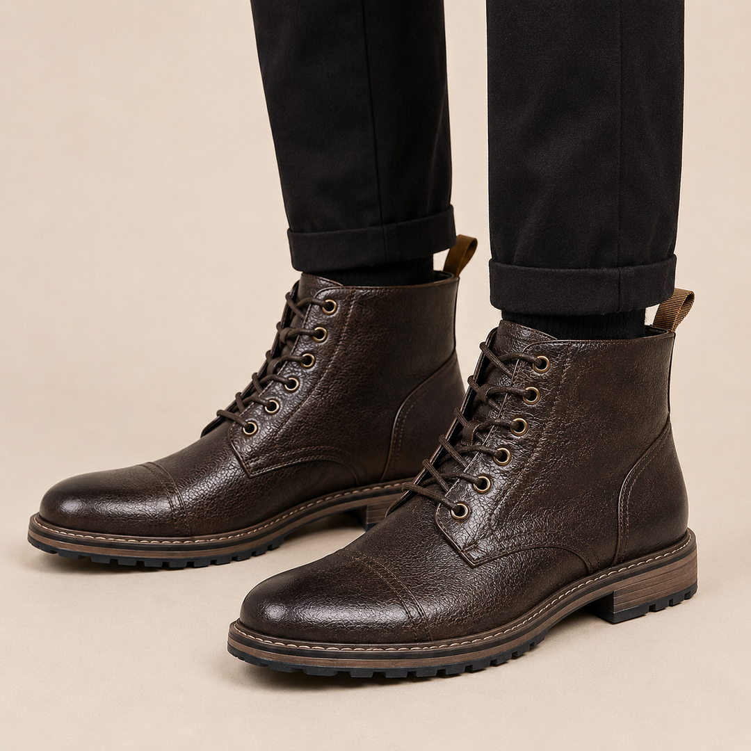 Conor | Botines de cuero modernos