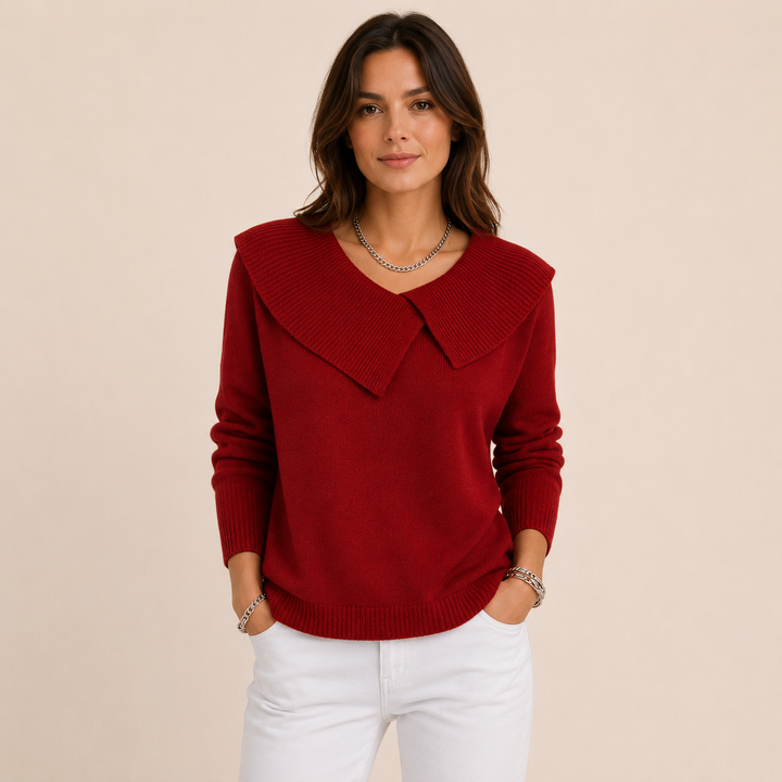 Sabrina | Sudadera con solapa para mujer