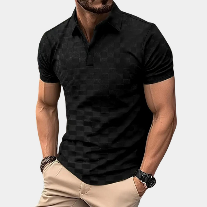 Camiseta con estampado de ajedrez | Estilo informal