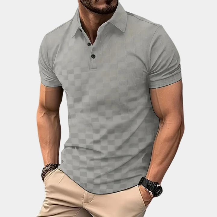 Camiseta con estampado de ajedrez | Estilo informal