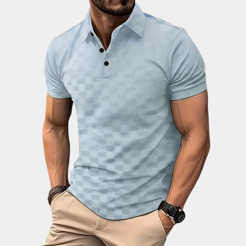 Camiseta con estampado de ajedrez | Estilo informal