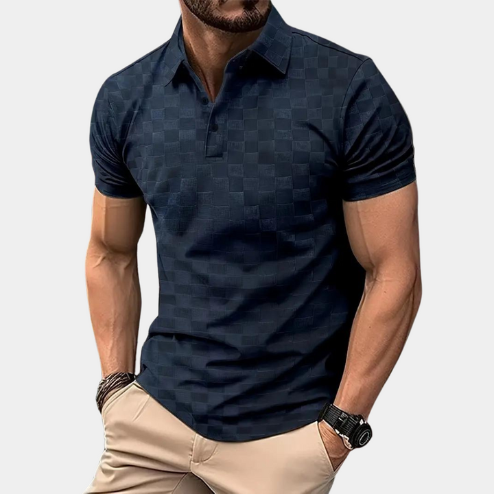 Camiseta con estampado de ajedrez | Estilo informal