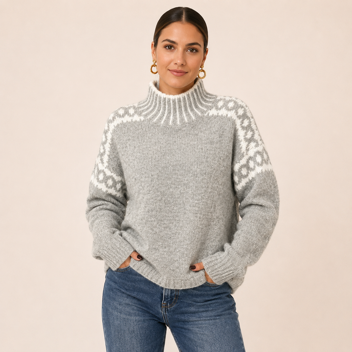 Rosalie | Jersey Nórdico de Lana Premium