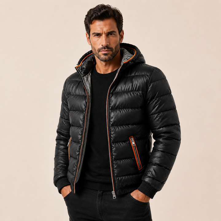 Damian | Chaqueta con capucha forrada