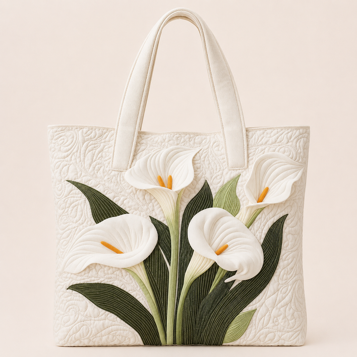 Lirios Blancos | Bolso Artesanal