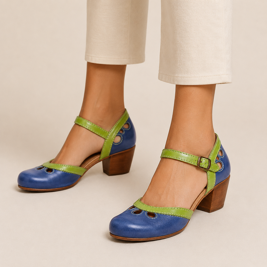 Alice | Sandalias ortopédicas de tacón bajo