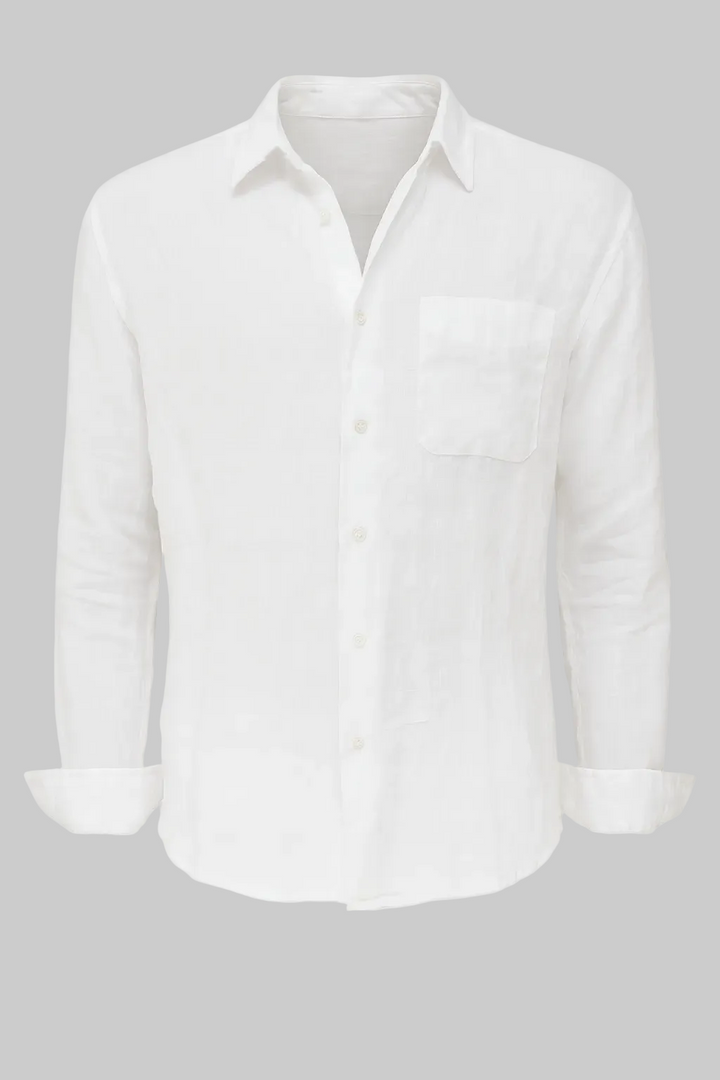 Camisa de lino para hombre | Manga larga