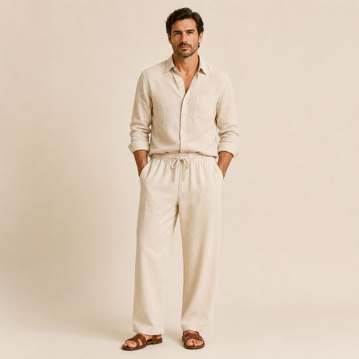 Levente | Pantalones de lino