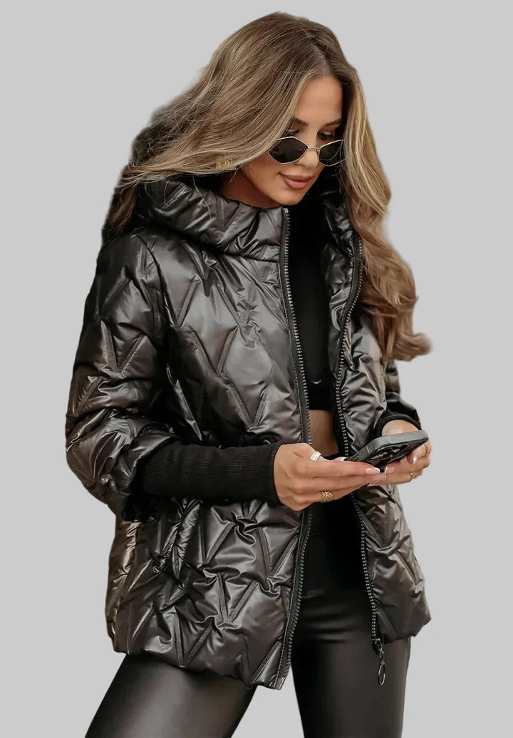 Felicia | Abrigo de invierno con capucha elegante