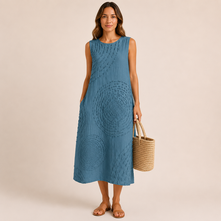 Elara | Vestido Casual Estampado