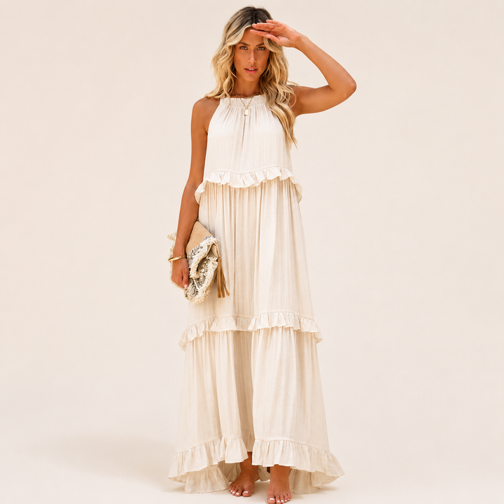 Aneta | Vestido elegante sin mangas