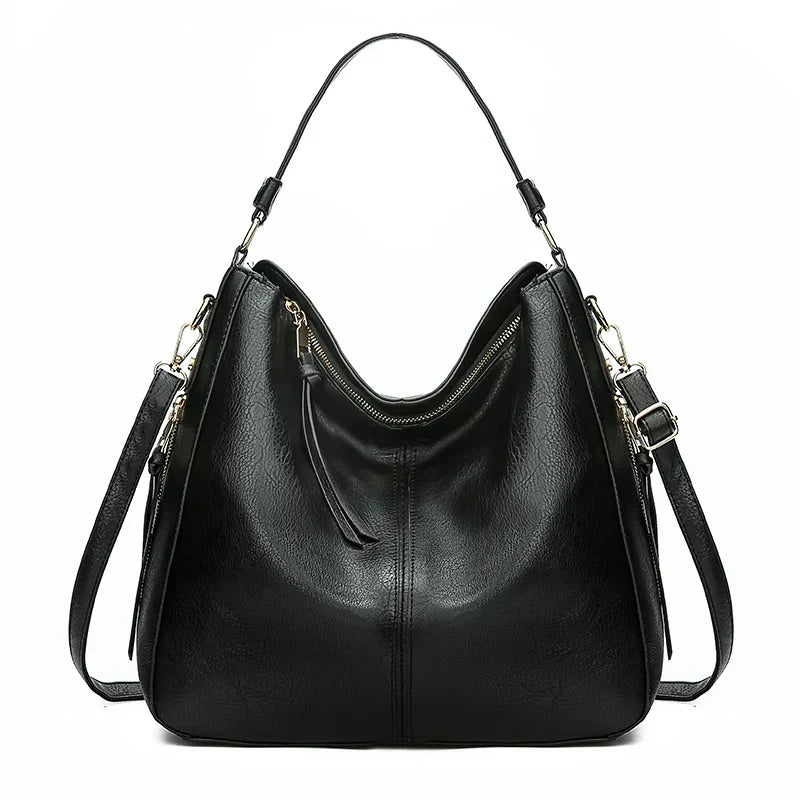Romy | Bolso de Hombro de Cuero