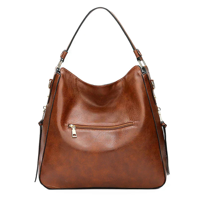 Romy | Bolso de Hombro de Cuero