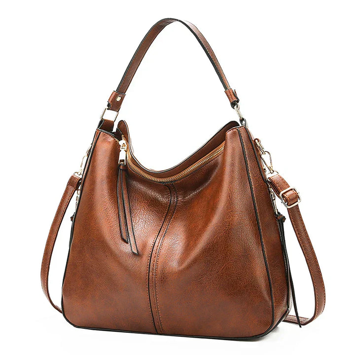 Romy | Bolso de Hombro de Cuero