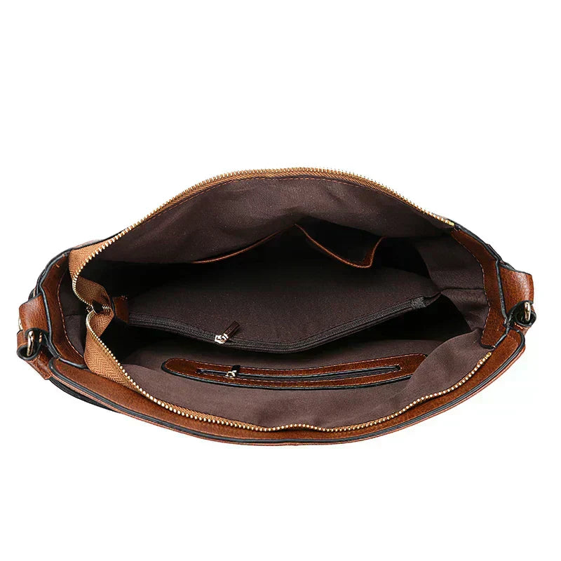 Romy | Bolso de Hombro de Cuero