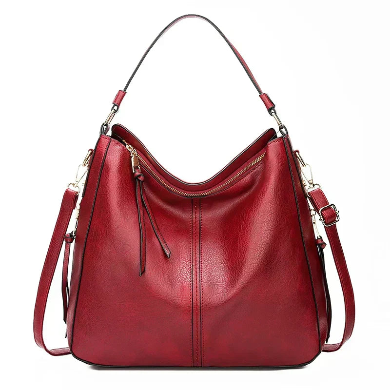 Romy | Bolso de Hombro de Cuero