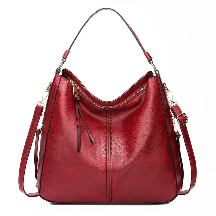 Romy | Bolso de Hombro de Cuero