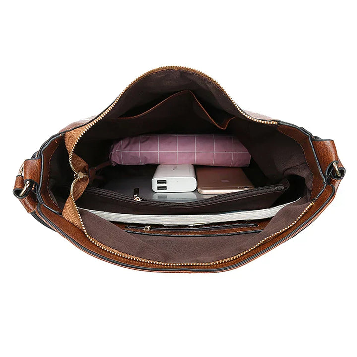 Romy | Bolso de Hombro de Cuero