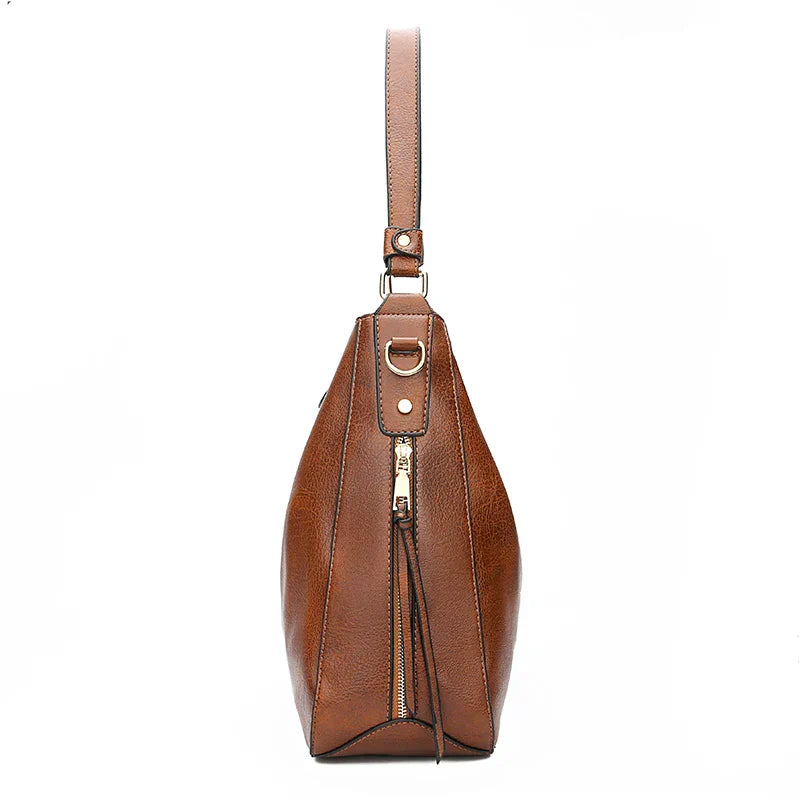 Romy | Bolso de Hombro de Cuero