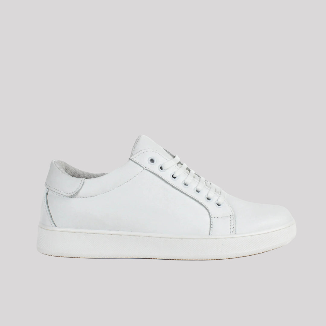 Bart | Zapatillas Deportivas de Cuero Blanco