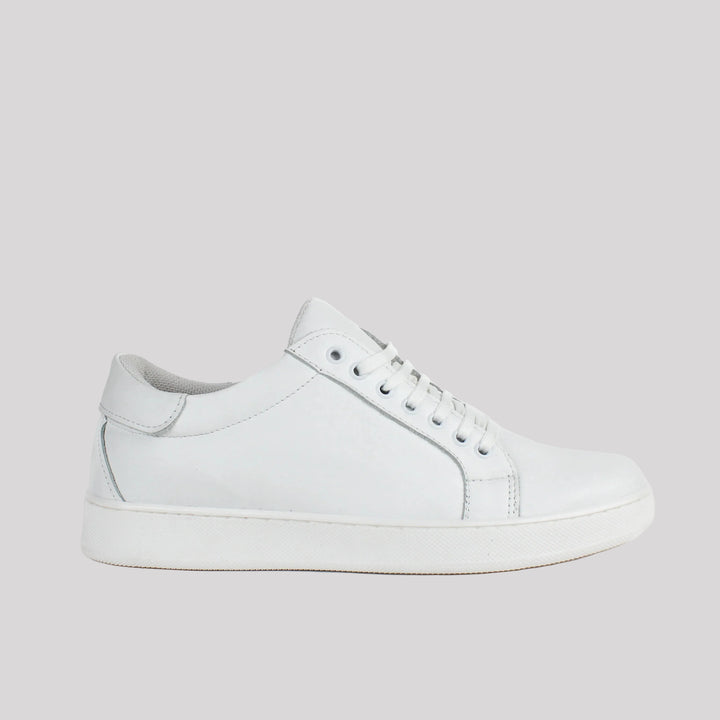 Bart | Zapatillas Deportivas de Cuero Blanco