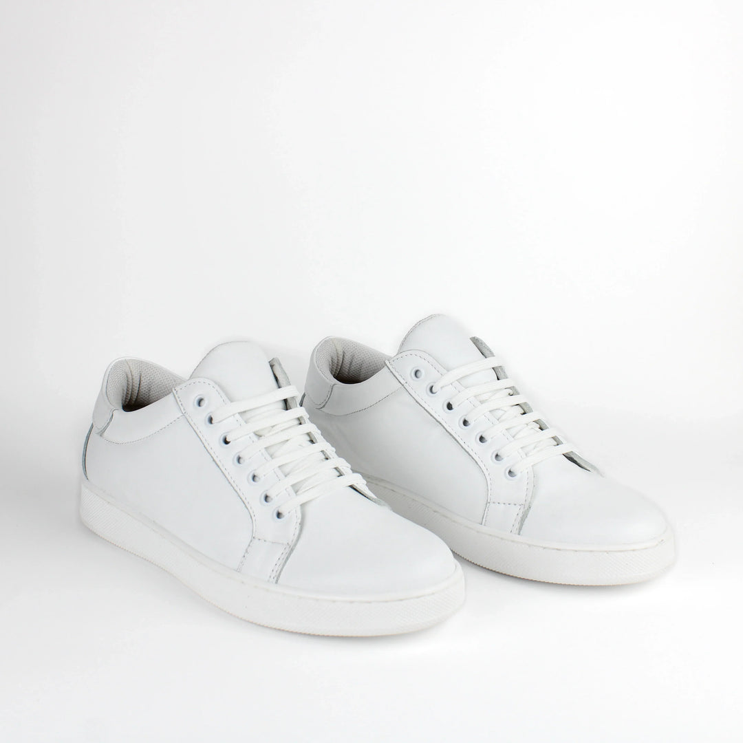 Bart | Zapatillas Deportivas de Cuero Blanco