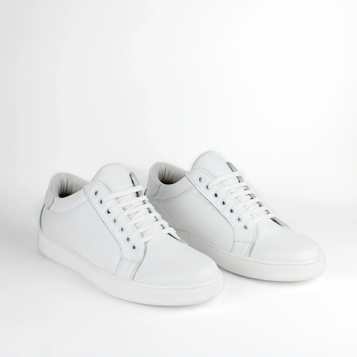 Bart | Zapatillas Deportivas de Cuero Blanco