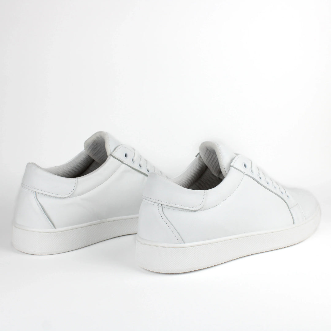 Bart | Zapatillas Deportivas de Cuero Blanco