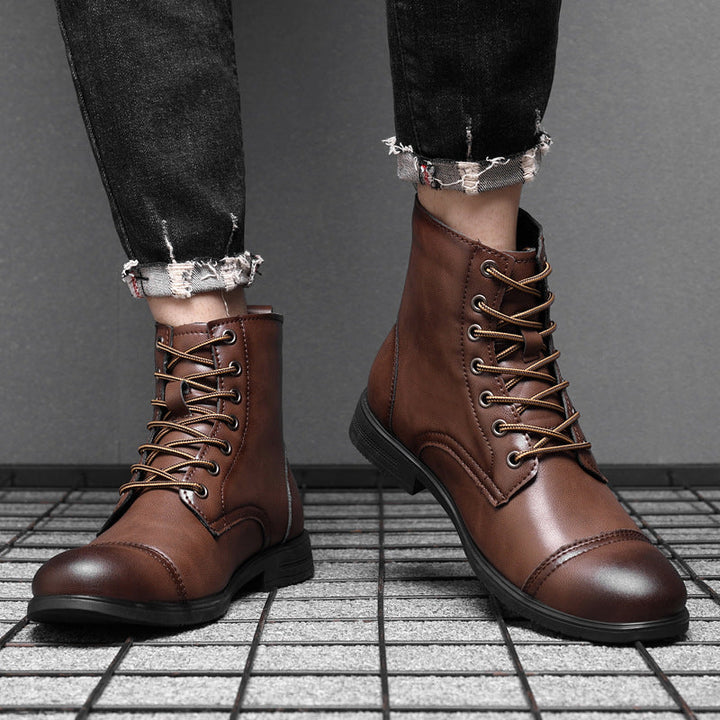 Klaudiusz | Botines de Piel Genuina