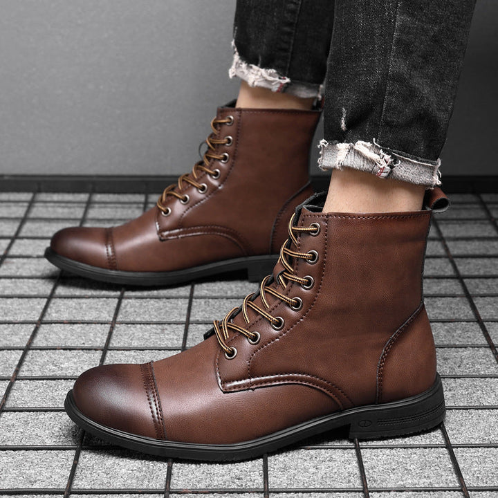 Klaudiusz | Botines de Piel Genuina