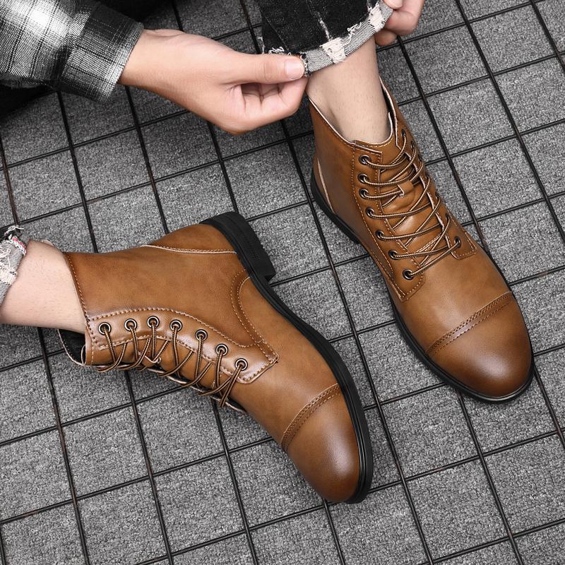Klaudiusz | Botines de Piel Genuina