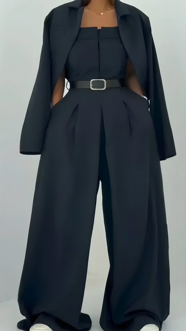 Justyna | Elegante Traje Negro