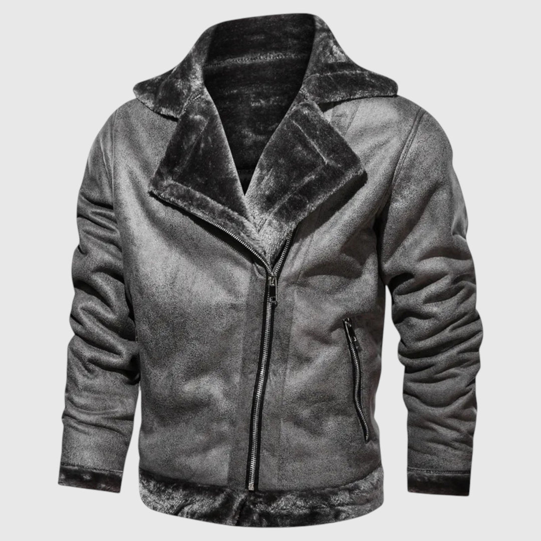 Nikolái | Chaqueta de cuero forrada