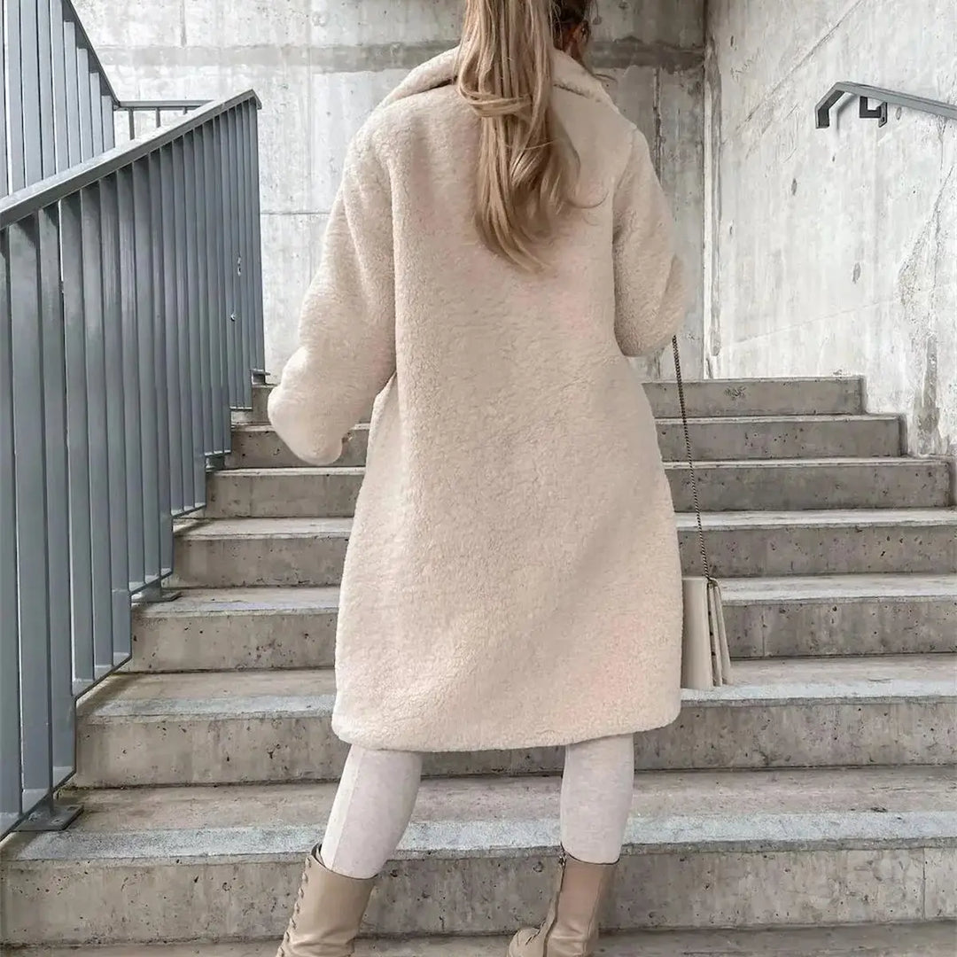Katarina | Elegante abrigo Teddy