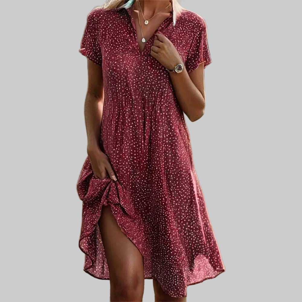 Esperanza | Vestido Bohemio Vintage con Estampado Floral
