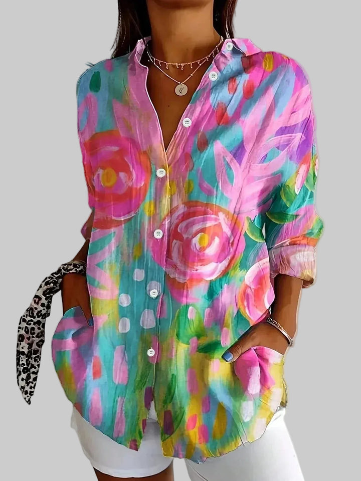 Ewelina | Blusa Estampada de Colores